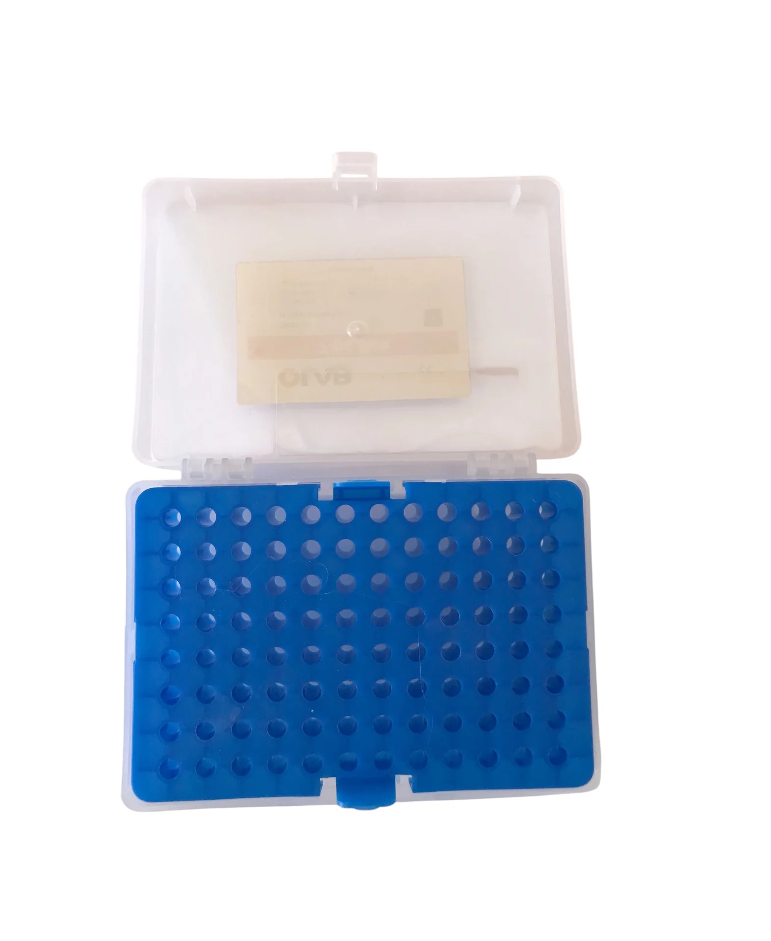 Porte embout  couleur bleu foncé   10UL 96 puits 2