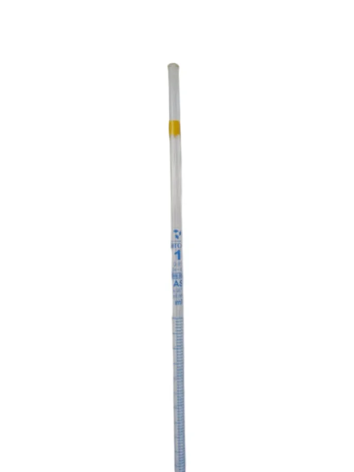 Pipette en verre graduée 1 ML  2