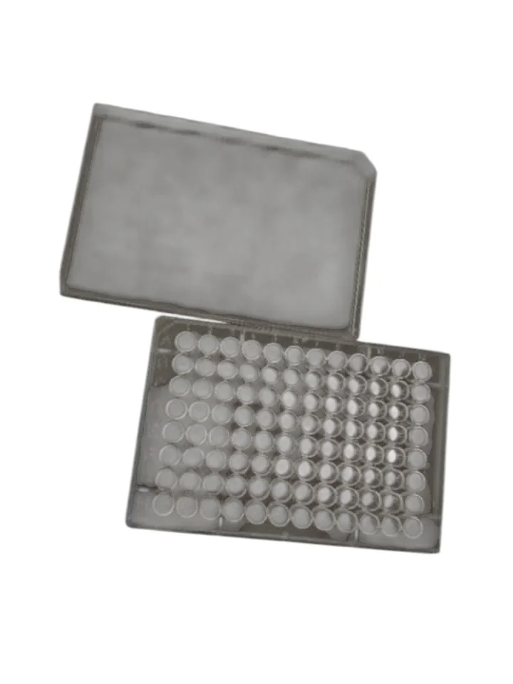 Microplaque 96 PUITS fond rond    stérile avec couvercle 3