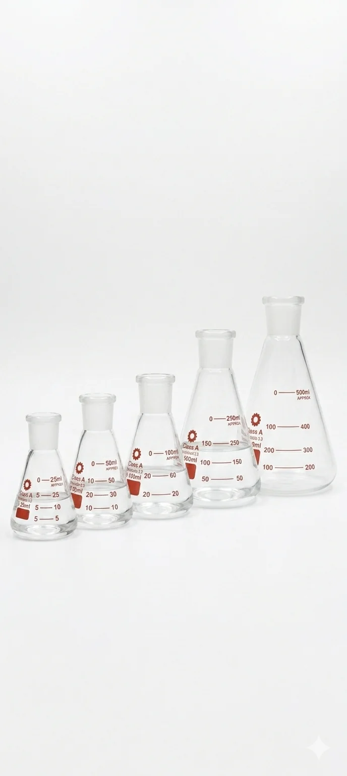  Erlenmeyer col étroit 29/32 50 ml  class A  boro  3,3   