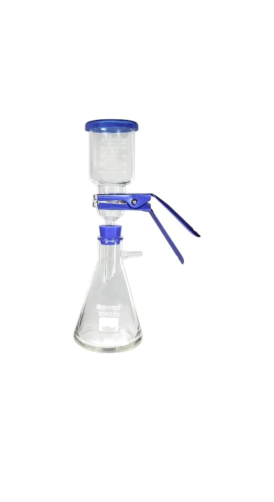 Appareil de filtration avec entonnoir 300 ml et flacon conique 500 ml class A boro 3,3